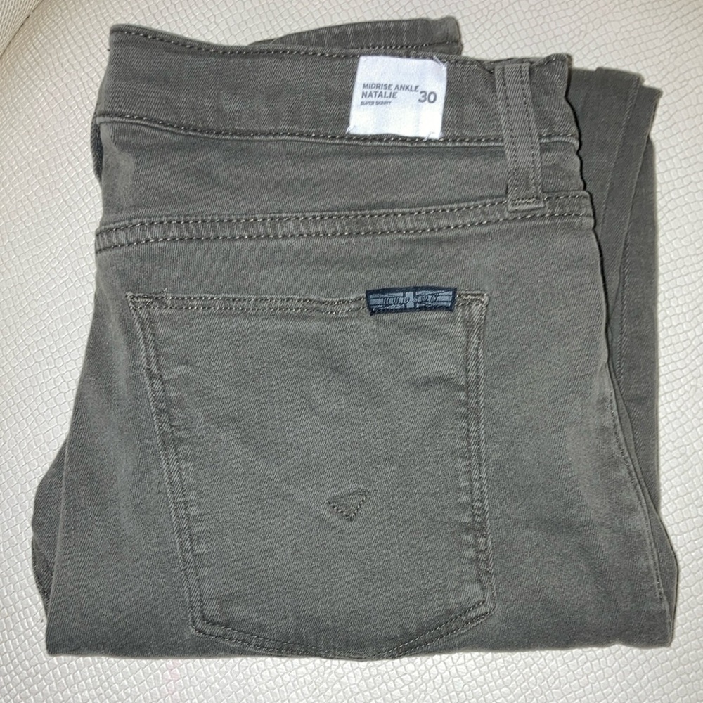 Hudson Women's Natalie Mid Rise Ankle Super Skinny Jeans Size 30